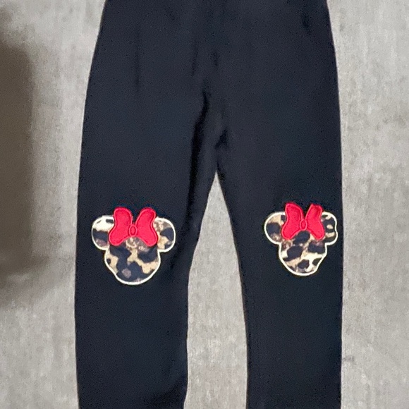 Minnie Mouse Buffalo Plaid Cheetah Set 18-24 Mon - Picture 3 of 3